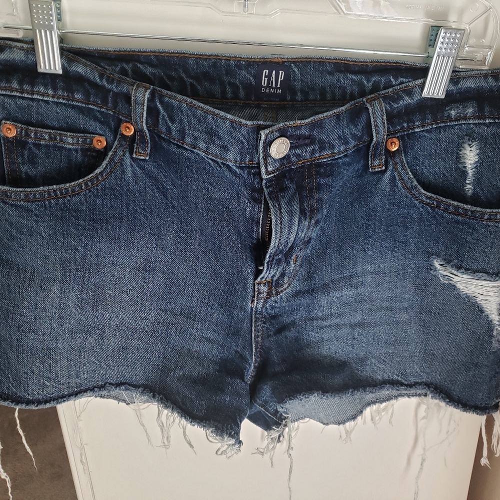 Gap, "mom" jean shorts
